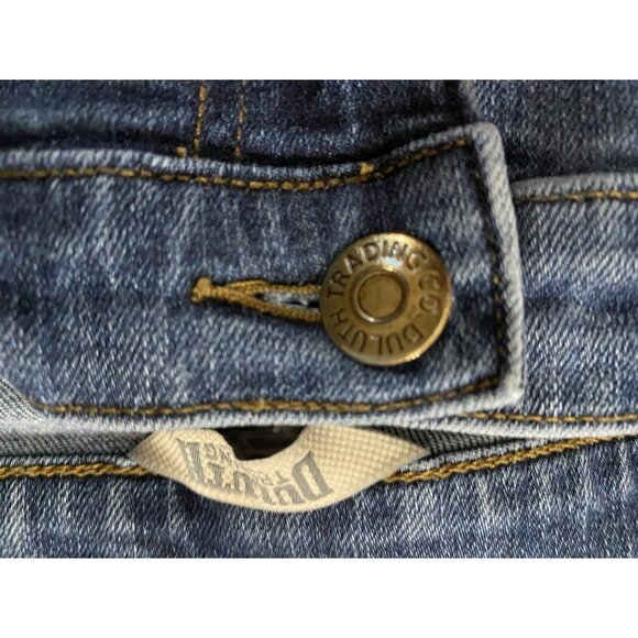 Deluth Trading Womens 34X26.5  Jeans MidRise Blue Stretch - Picture 4 of 9